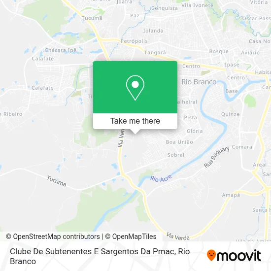 Clube De Subtenentes E Sargentos Da Pmac map