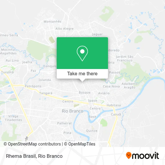 Rhema Brasil map