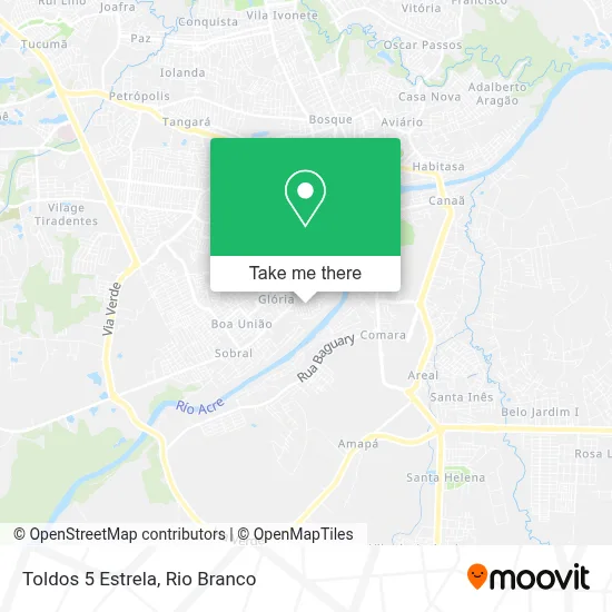 Toldos 5 Estrela map