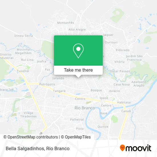 Bella Salgadinhos map