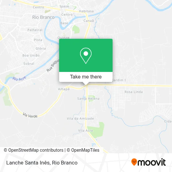 Lanche Santa Inês map