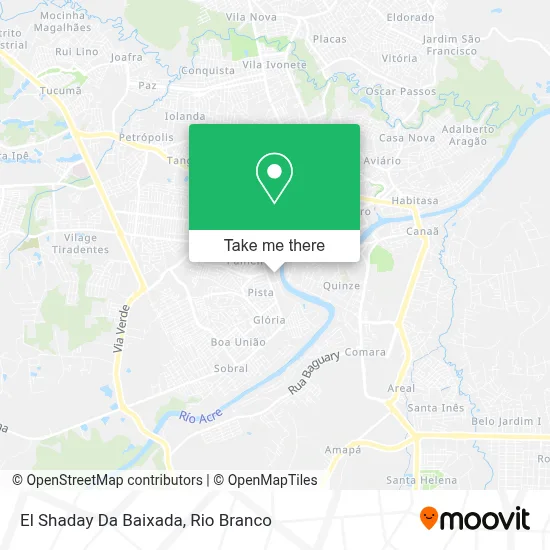 El Shaday Da Baixada map