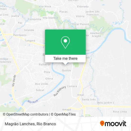 Magrão Lanches map