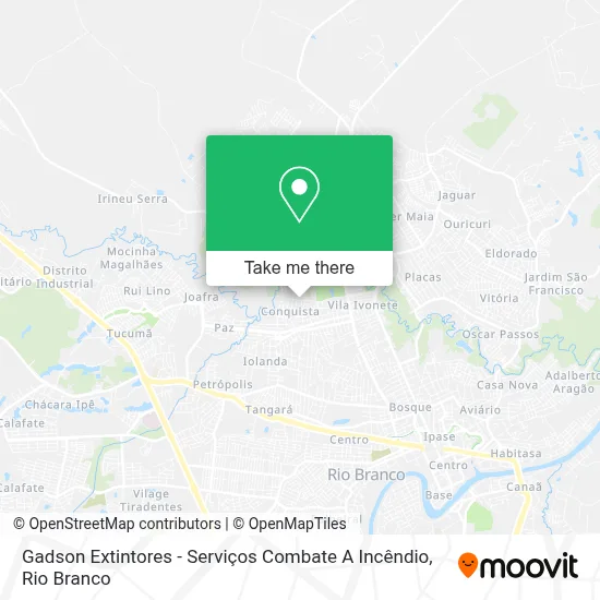 Gadson Extintores - Serviços Combate A Incêndio map