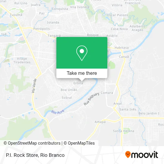 P.I. Rock Store map
