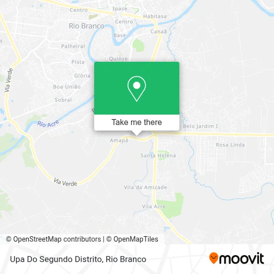 Upa Do Segundo Distrito map