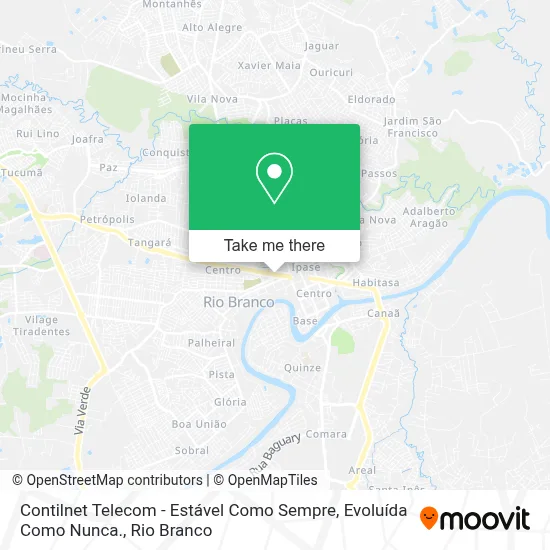 Contilnet Telecom - Estável Como Sempre, Evoluída Como Nunca. map