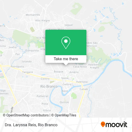 Dra. Laryssa Reis map