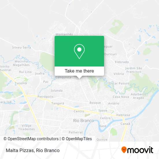 Malta Pizzas map