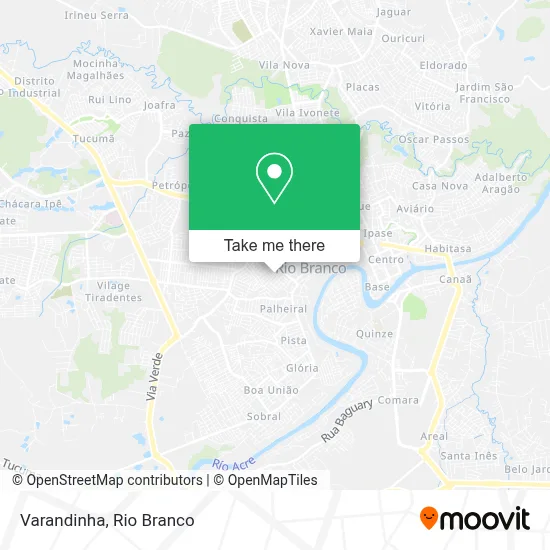 Varandinha map