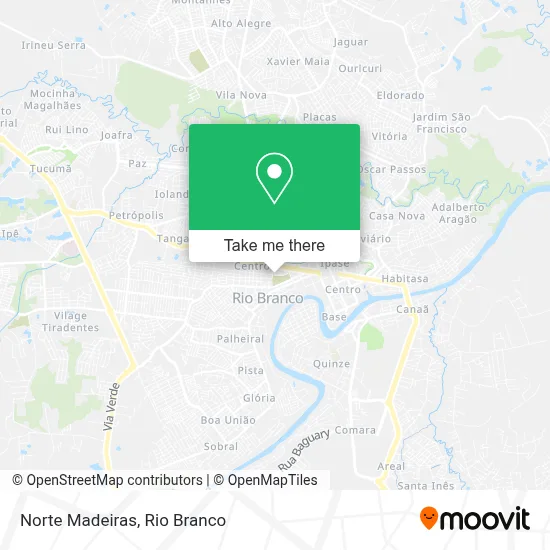 Norte Madeiras map