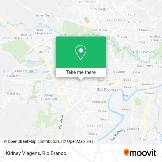 Kidney Viagens map