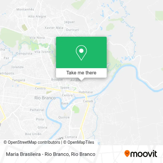 Maria Brasileira - Rio Branco map