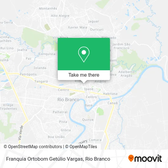 Franquia Ortobom Getúlio Vargas map