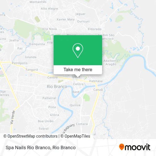 Spa Nails Rio Branco map