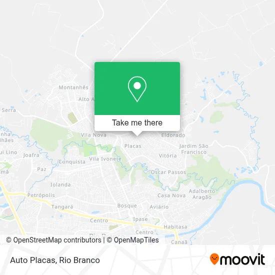 Auto Placas map