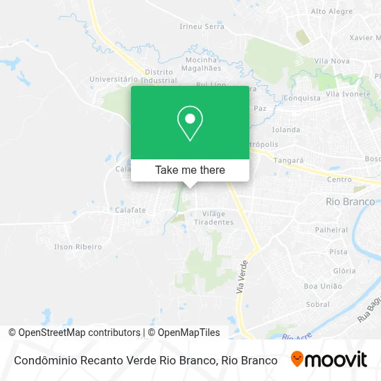 Condôminio Recanto Verde Rio Branco map