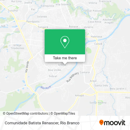 Comunidade Batista Renascer map