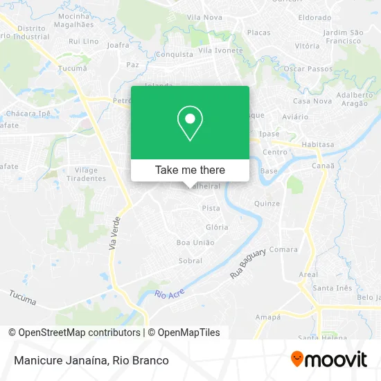 Manicure Janaína map