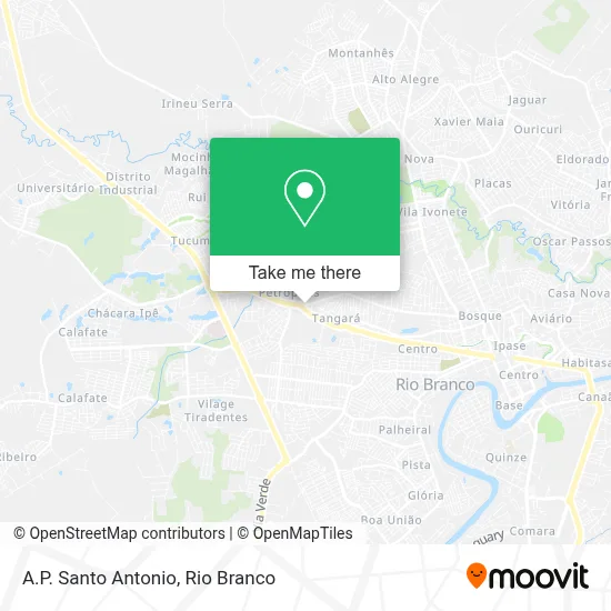 A.P. Santo Antonio map