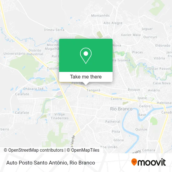 Auto Posto Santo Antônio map