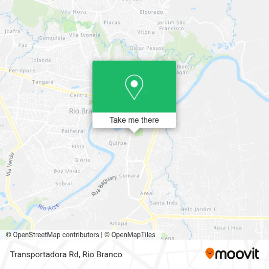 Transportadora Rd map