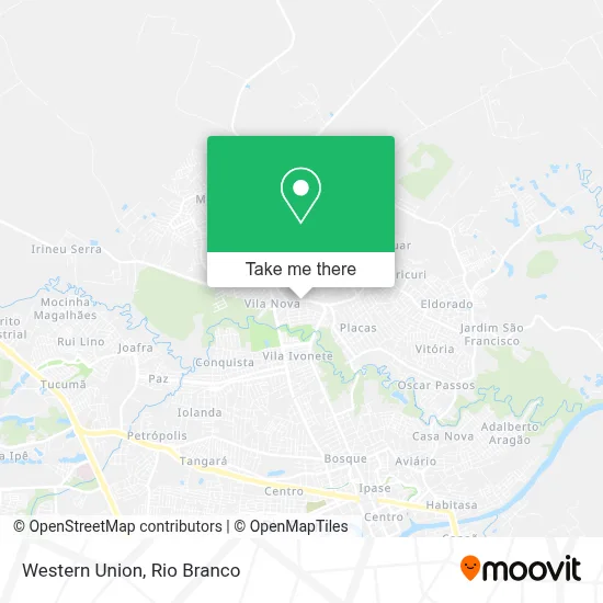 Western Union map