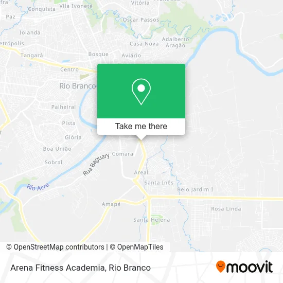 Arena Fitness Academia map