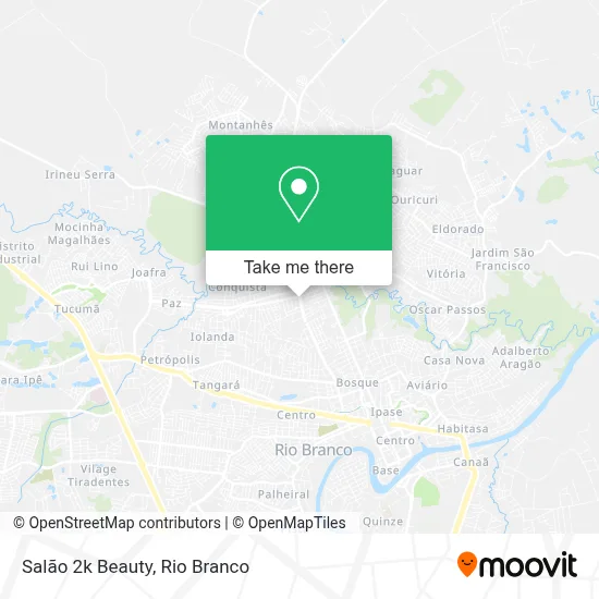 Salão 2k Beauty map