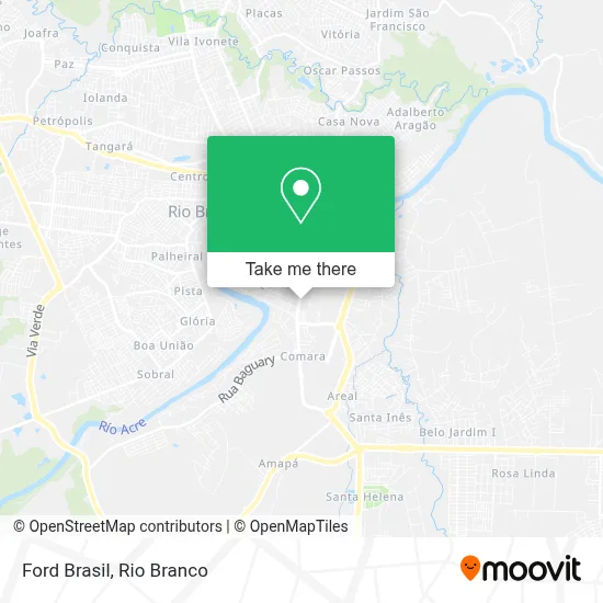 Ford Brasil map