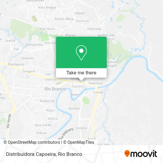 Distribuidora Capoeira map