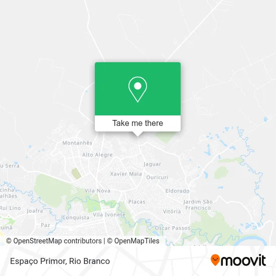 Espaço Primor map