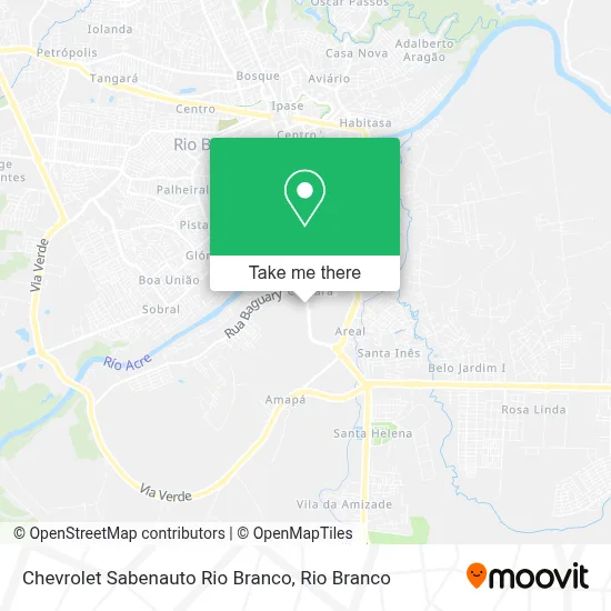 Chevrolet Sabenauto Rio Branco map