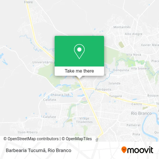 Barbearia Tucumã map