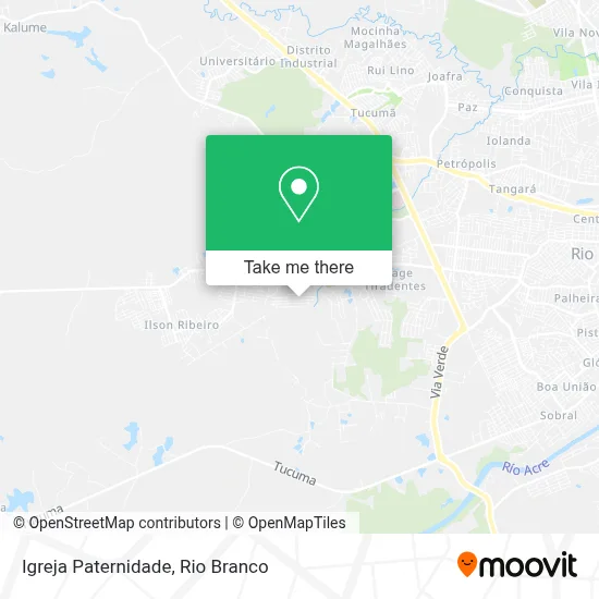 Igreja Paternidade map