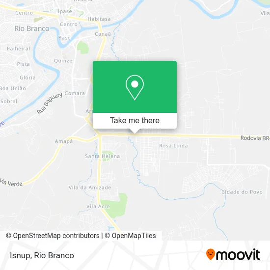 Isnup map