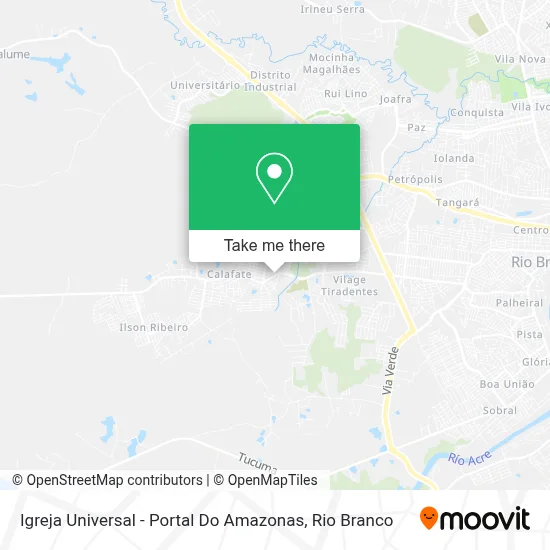Igreja Universal - Portal Do Amazonas map