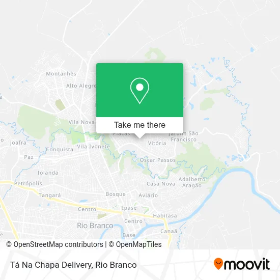 Tá Na Chapa Delivery map