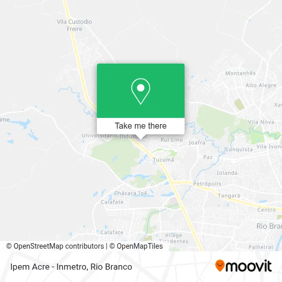 Ipem Acre - Inmetro map