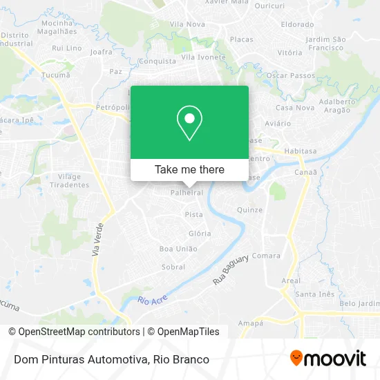 Dom Pinturas Automotiva map