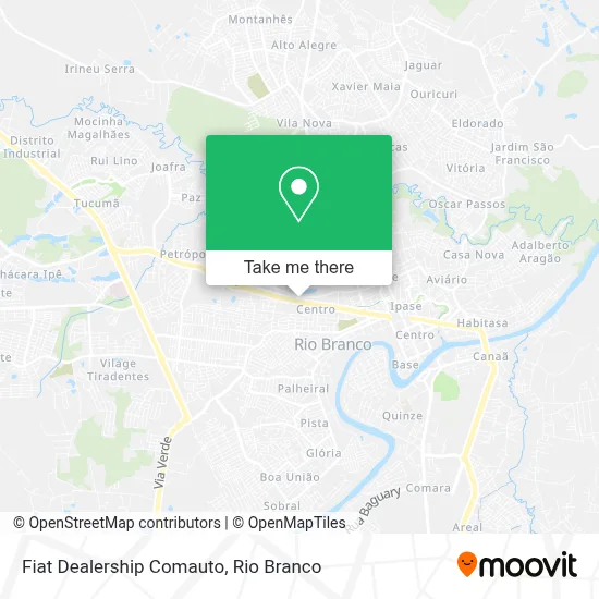 Fiat Dealership Comauto map