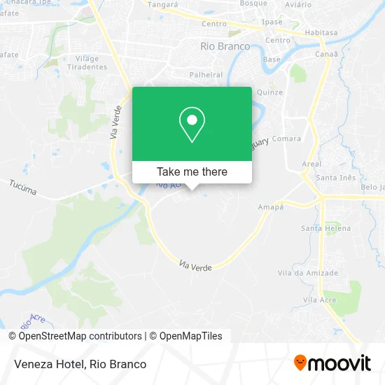 Veneza Hotel map