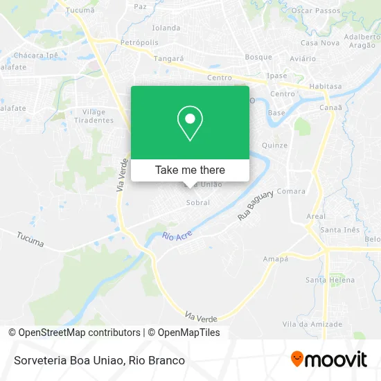 Sorveteria Boa Uniao map
