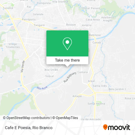 Cafe E Poesia map