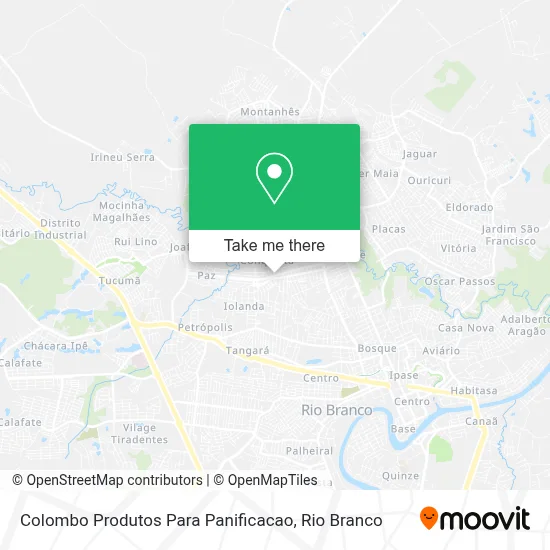 Colombo Produtos Para Panificacao map