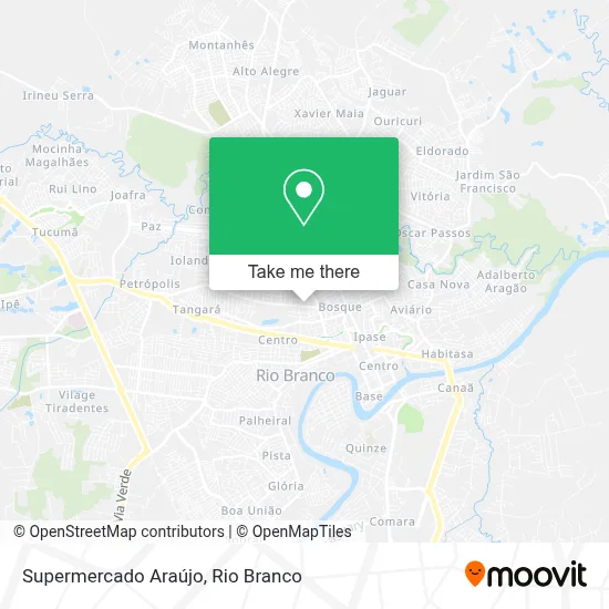 Supermercado Araújo map