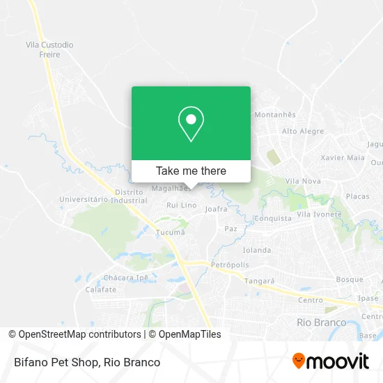 Bifano Pet Shop map