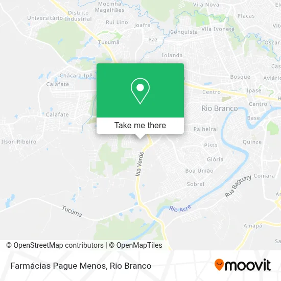 Farmácias Pague Menos map