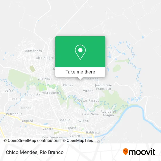 Chico Mendes map
