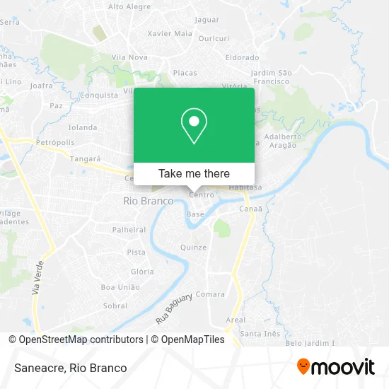 Saneacre map
